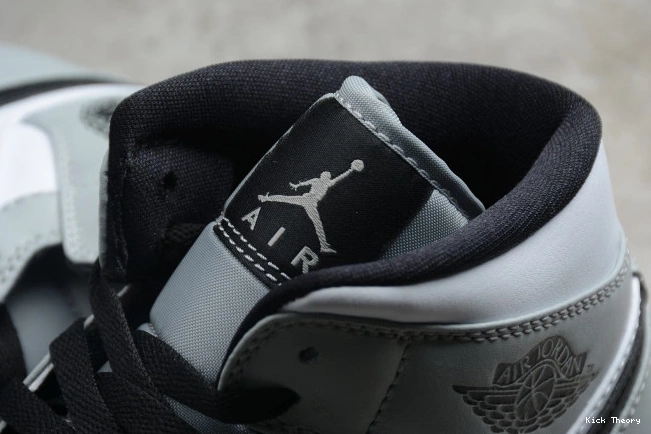 Kick Theory Mid Jordan Grey AIR Light Smoke 1 554724-092 0717